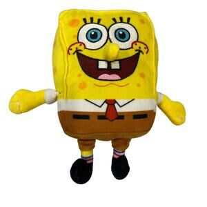 Nickelodeon SpongeBob SquarePants 9” Plush Squeaker Dog Toy